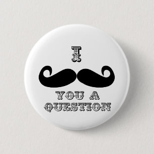 Ik Snor Je Een Vraag Ronde Button 5,7 Cm