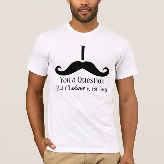 Ik Snor Je Een Vraag T-shirt (Voorkant)
