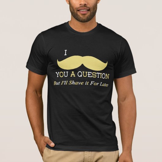 Ik Snor Je Een Vraag T-shirt (Voorkant)