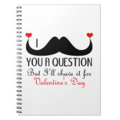 Ik snor je een vraag-Valentijnsdag Notitieboek (Voorkant)