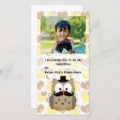 Ik snor je om mijn Valentijn Kinder te zijn Feestdagenkaart (Voorkant / Achterkant)