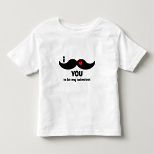 Ik snor je om mijn valentijn te zijn! kinder shirts