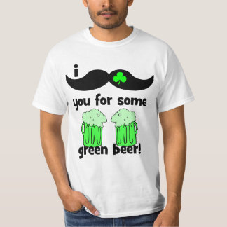 Ik snor je voor een groen bier t-shirt