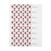 Ik snor je voor je hart Valentijnsdag Omwikkelbaar Adreslabel (Vel)