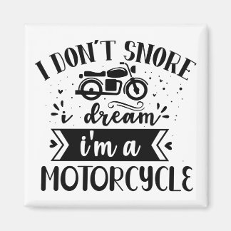 Ik snorf niet dat ik droom van een motor. magneet