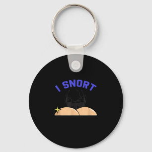 Ik Snort Crack Skelet Grappige Schedel Billen Soky Sleutelhanger