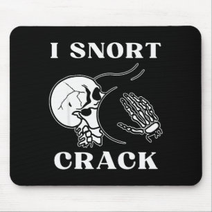 Ik Snort Kraak Skelet Schedel Kont Grappig Soky Ha Muismat