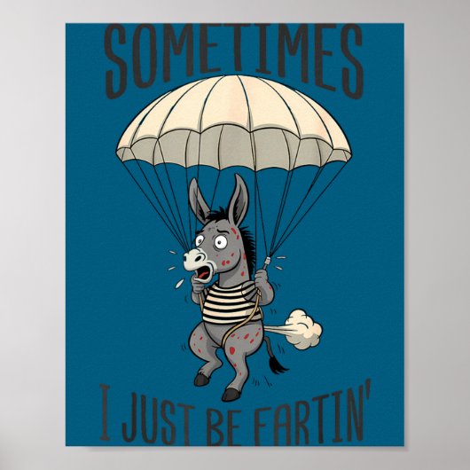 Ik Soms Scheetende Ezel Meme Poster (Voorkant)