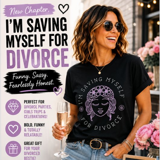 Ik spaar mezelf voor de echtscheiding Funny Echtsc T-shirt