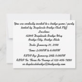 Ik speel alleen Bridge op dagen die eindigen in Y Kaart (Achterkant)