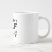 Ik speel alleen Golf Grote Koffiekop (Rechts)