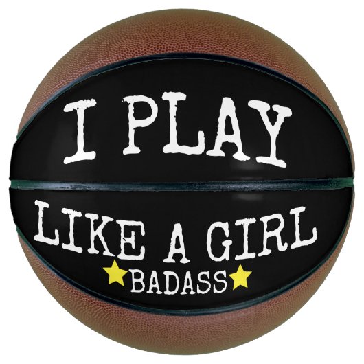 IK SPEEL ALS EEN MEISJES-BASISballen Basketbal (Voorkant)
