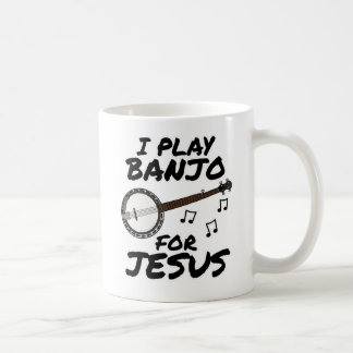 Ik speel banjo voor Jesus, een Christelijke musicu Koffiemok