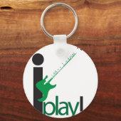 ik speel bas sleutelhanger (Voorkant)