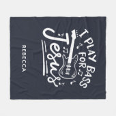 Ik speel bas voor Jezus christelijke gitarist Fleece Deken (Voorkant (Horizontaal))