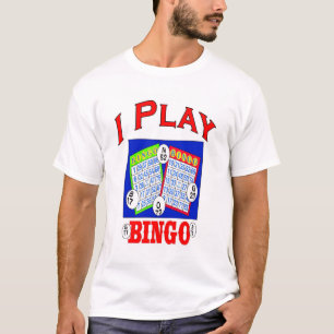 Ik speel Bingo logo T-shirt