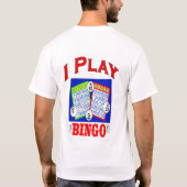 Ik speel Bingo logo T-shirt (Achterkant)