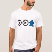 Ik speel Blauw T-shirt (Voorkant)