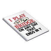 Ik speel Brug op om het even welke dag die in Y ei Notitieboek (Rechterzijde)