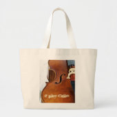 Ik speel Cello Grote Tote Bag (Voorkant)