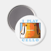 Ik speel cello magneet (Voorkant / Achterkant)