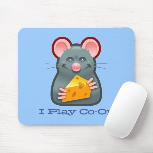 Ik speel Co-Op Ratpad Muismat (Met muis)