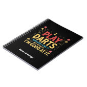 Ik speel darts omdat ik het leuk vind, niet omdat notitieboek (Linkerzijde)