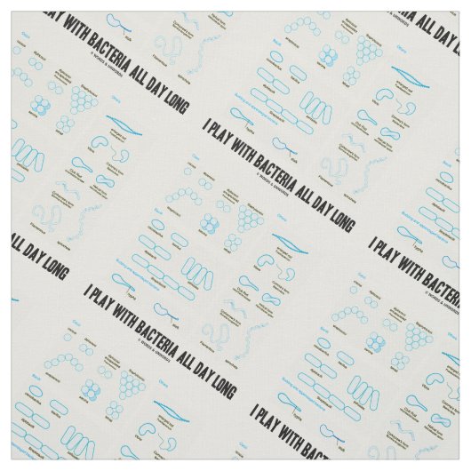 Ik speel de hele dag met bacteriën, lange microbio stof (Swatch)