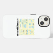 Ik speel de hele dag met bacteriën Microbiologie iPhone Hoesje (Achterkant horizontaal)
