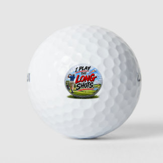 Ik speel de lange schoten – Grappig G Golfballen