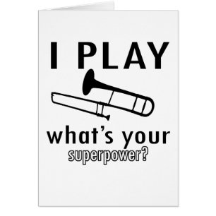 Ik speel de trombone