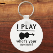 Ik speel de Violin Sleutelhanger (Voorkant)