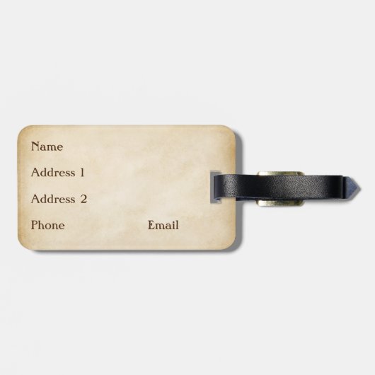 Ik speel dus ik ben." Cello Instrument Hoesje Labe Bagagelabel (Achterkant horizontaal)