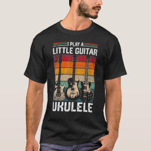 Ik speel een beetje gitaar, maar vooral grappig.. t-shirt