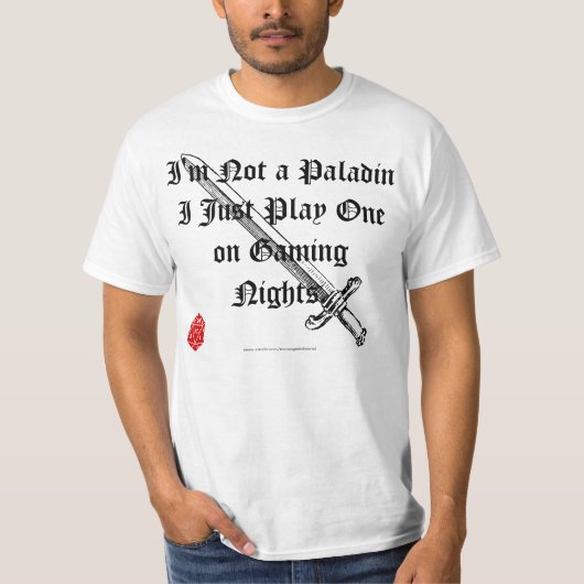 Ik speel een Paladin T-shirt (Voorkant)