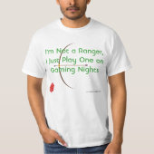 Ik speel een Ranger (boogkunst) T-shirt (Voorkant)