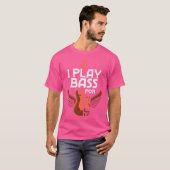 Ik speel een tas voor Jesus Guitar Player Musicus T-shirt (Voorkant volledig)