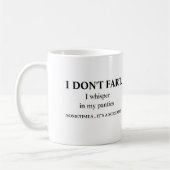 Ik speel geen grappige banterrude. koffiemok (Links)