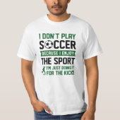 Ik speel geen voetbal t-shirt (Voorkant)