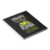 Ik speel gewoonlijk videogames notitieblok (Schuin)