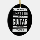 Ik speel gitaar en ik ken dingen keramisch ornament (Rechts)