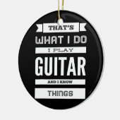 Ik speel gitaar en ik ken dingen keramisch ornament (Links)