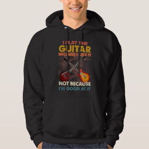 Ik speel gitaar omdat ik het leuk vind, niet omdat hoodie
