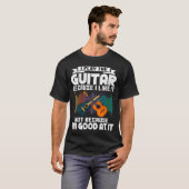 Ik speel gitaar omdat ik het leuk vind voor Guitar T-shirt (Voorkant volledig)