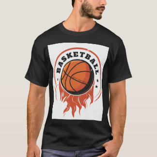 Ik speel graag basketbal t-shirt