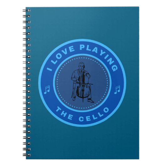 Ik speel graag cello notitieboek (Voorkant)