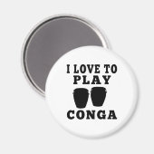 Ik speel graag Conga Magneet (Voorkant / Achterkant)