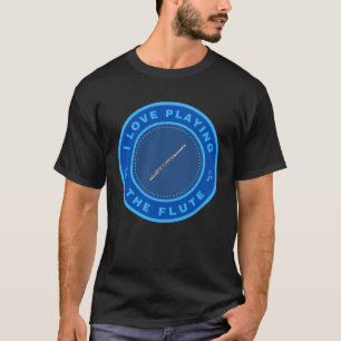 Ik speel graag de fluit t-shirt