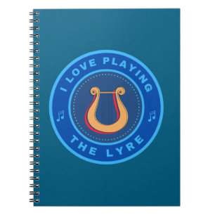 Ik speel graag de Lyre Notitieboek