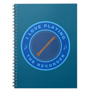 Ik speel graag de Recorder Notitieboek